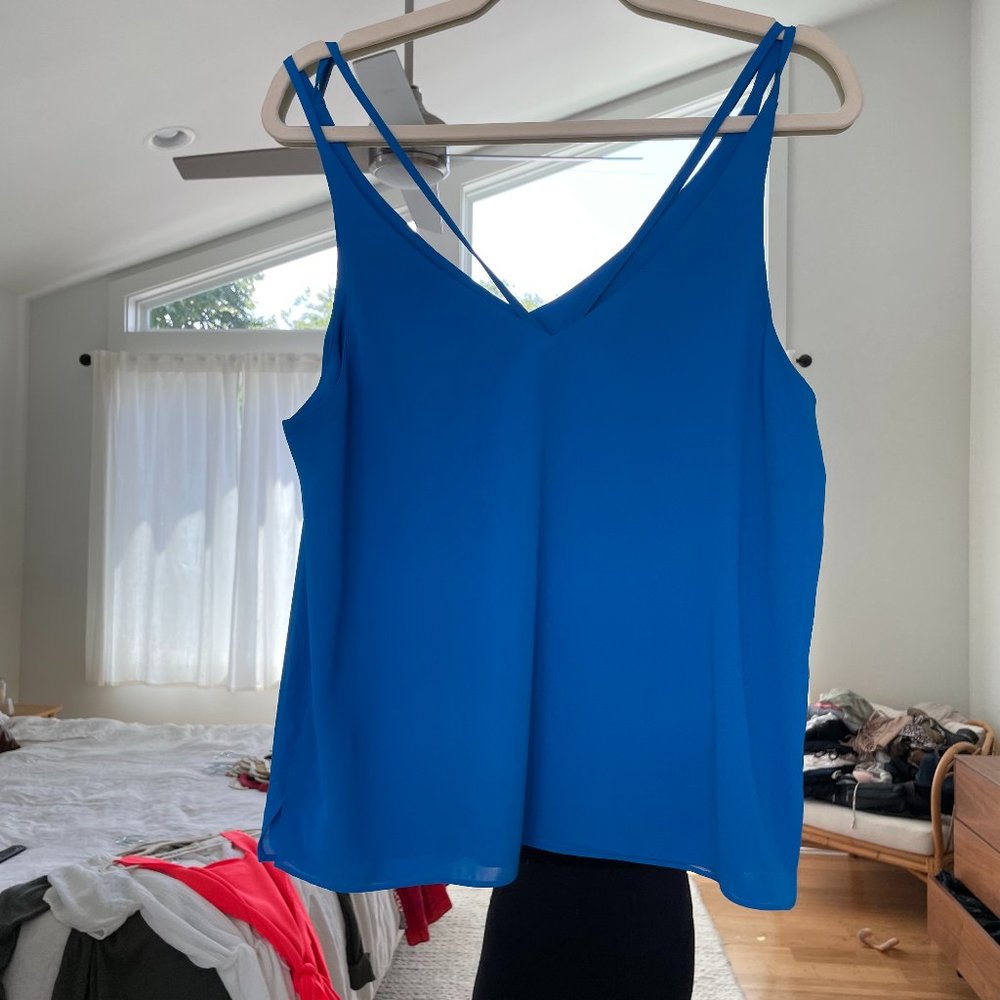 Top Shop Blue Blouse